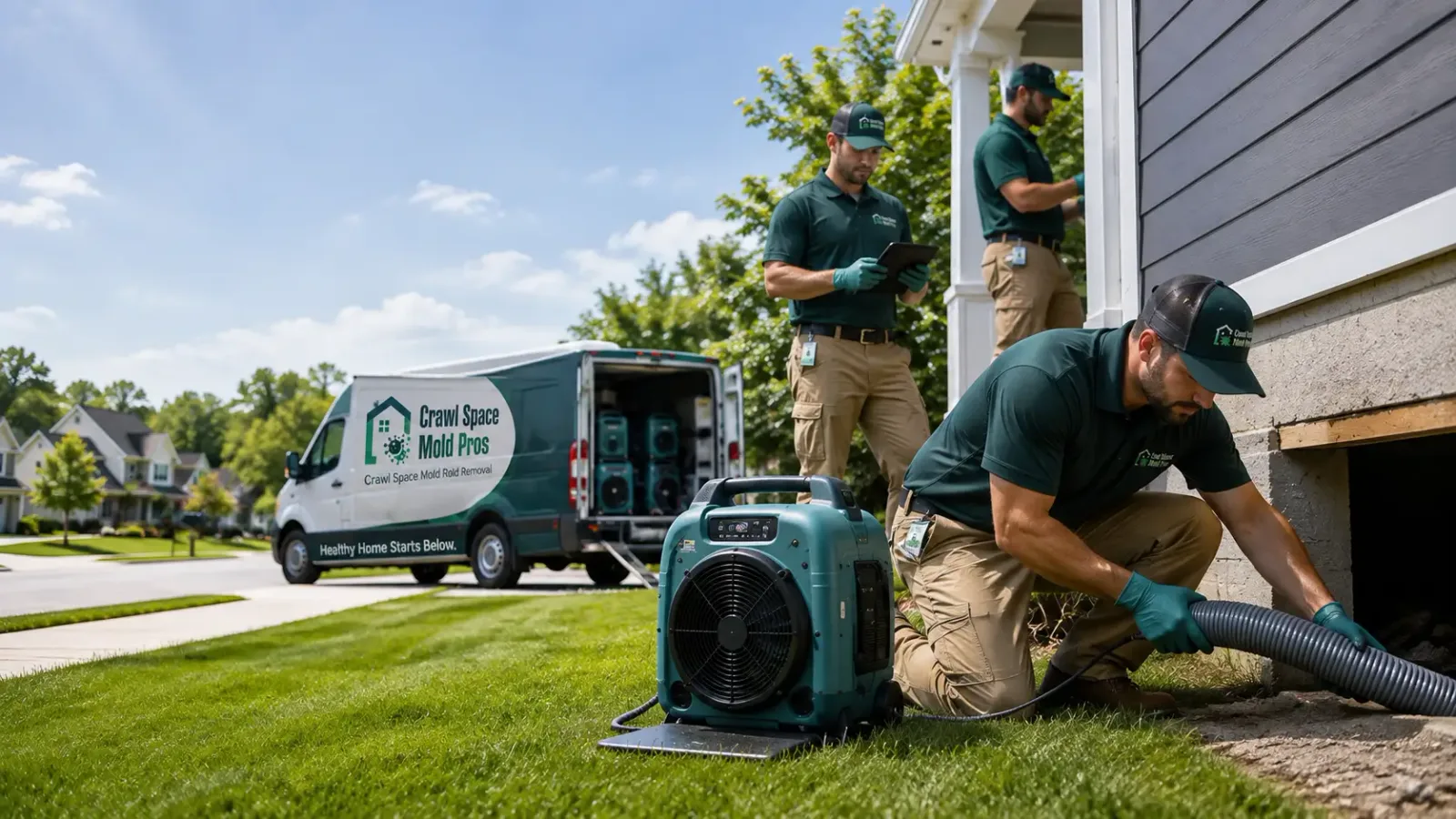 Crawl Space Mold Removal in Goshen, MA